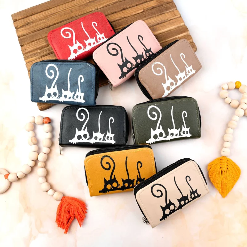 014-192 جاکارتی دورزیپ چاپی گربه