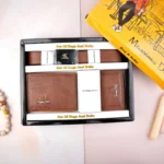 ست سه تیکه کیف پول جاکارتی کمربند