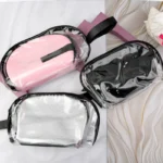 کیف آرایشی دو تیکه طلقی