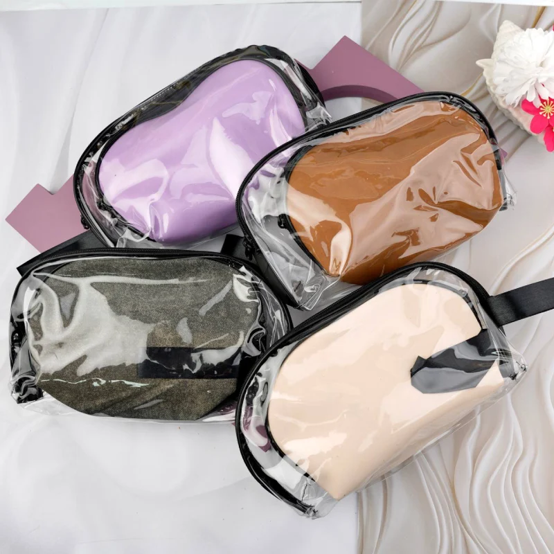 116-249 (2) کیف آرایشی دو تیکه طلقی