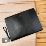 کیف کلاسوری لیزارد رنگ مشکی