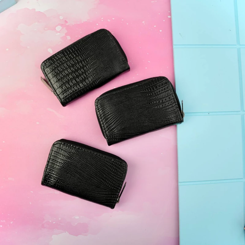 14-59 جاکارتی دورزیپ آکاردئونی لیزارد مشکی