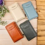 کیف پاسپورتی دوشی زنانه جاموبایلی دار