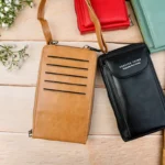 کیف پاسپورتی دوشی زنانه جاموبایلی دار