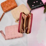 کیف پول دو زیپ کوچک دخترانه وارداتی