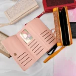 کیف پول دو زیپ زنانه وارداتی