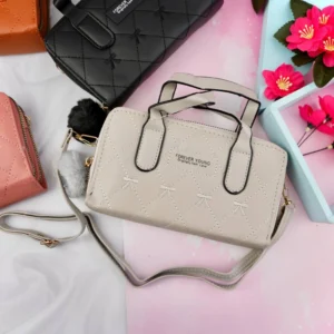 کیف دوشی دستی دو زیپ زنانه وارداتی