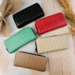 کیف پول دو زیپ طرح سنگی