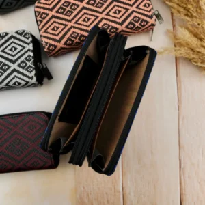 کیف پول زنانه دو زیپ سنتی