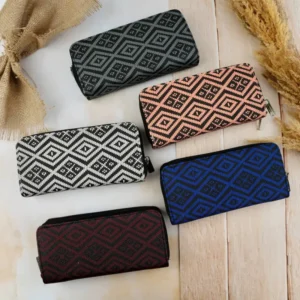 کیف پول زنانه دو زیپ سنتی