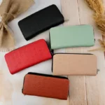 کیف پول دو زیپ حروفی