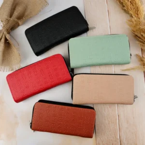 کیف پول دو زیپ حروفی