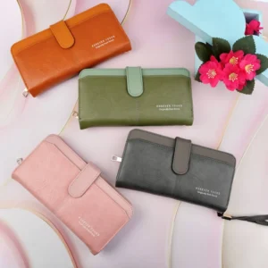 کیف پول زنانه پشت زیپ سایز بزرگ