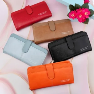 کیف پول زنانه پشت زیپ سایز بزرگ