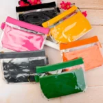 کیف آرایشی سه تیکه طلقی