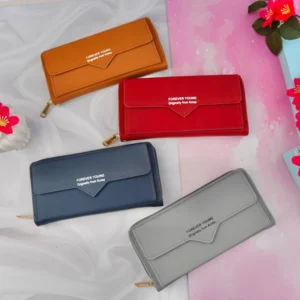 کیف پول پشت زیپ بند دار زنانه