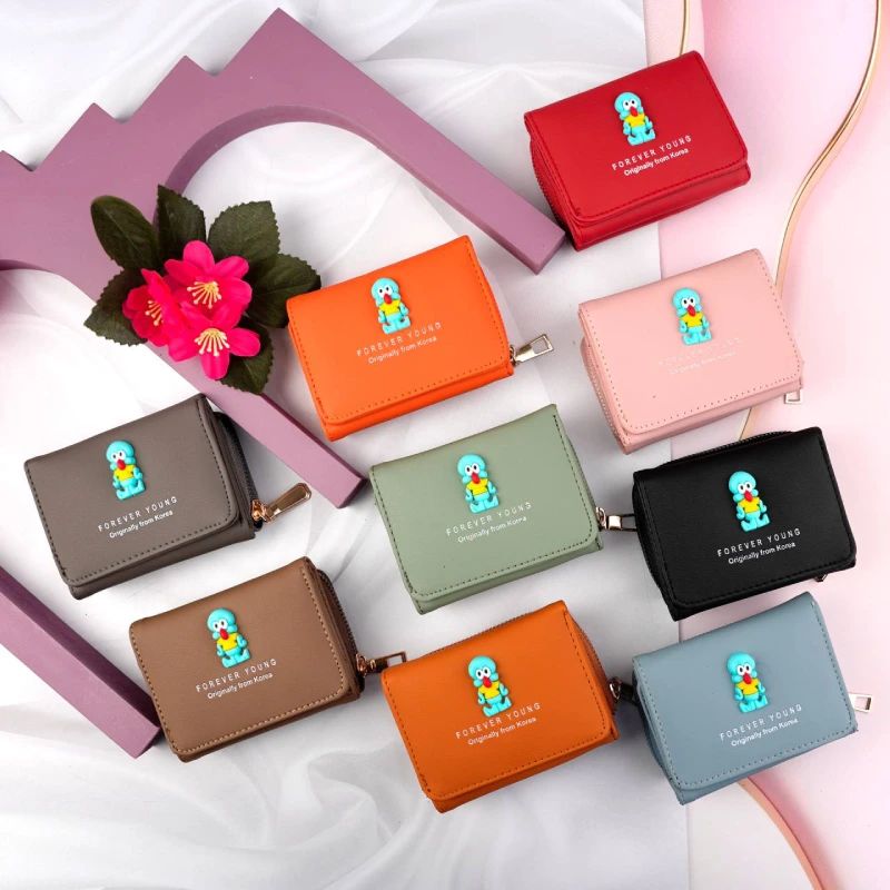 028-001 (1) کیف پول پشت جاکارت دخترانه