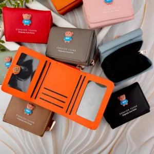 کیف پول پشت جاکارتی دخترانه سایز کوچک