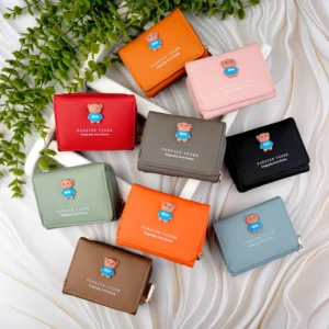 کیف پول پشت جاکارتی دخترانه سایز کوچک