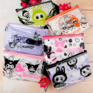 کیف آرایشی طلقی چاپی دخترانه