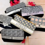 کیف آرایشی پلنگی مخملی