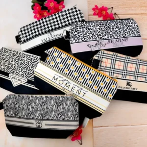 کیف آرایشی پلنگی مخملی