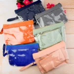 کیف آرایشی سه تیکه حروفی طلقی