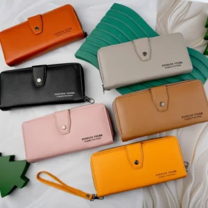 کیف پول دو طرفه وسط زیپ بنددار