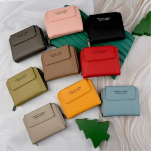 کیف پول پشت زیپ ساده دخترانه