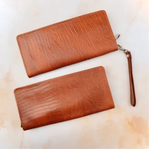 کیف دسته چکی لیزارد چرم طبیعی