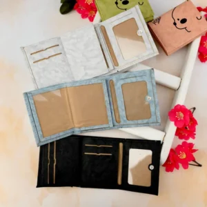 کیف پول سه لت چاپی دخترانه