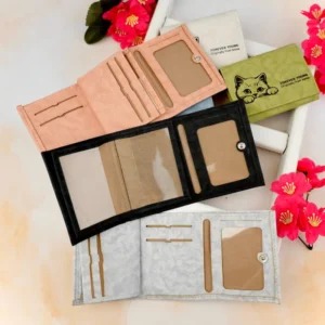 کیف پول سه لت کوچک چاپی دخترانه