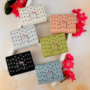 کیف پول سه لت چاپی دخترانه