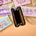 کیف پول فانتزی دخترانه تک زیپ طرح لبوبو