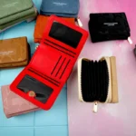 کیف پول پشت جاکارت دخترانه گلدوزی