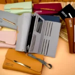 کیف پول زنانه بنددار لب کج نانسی