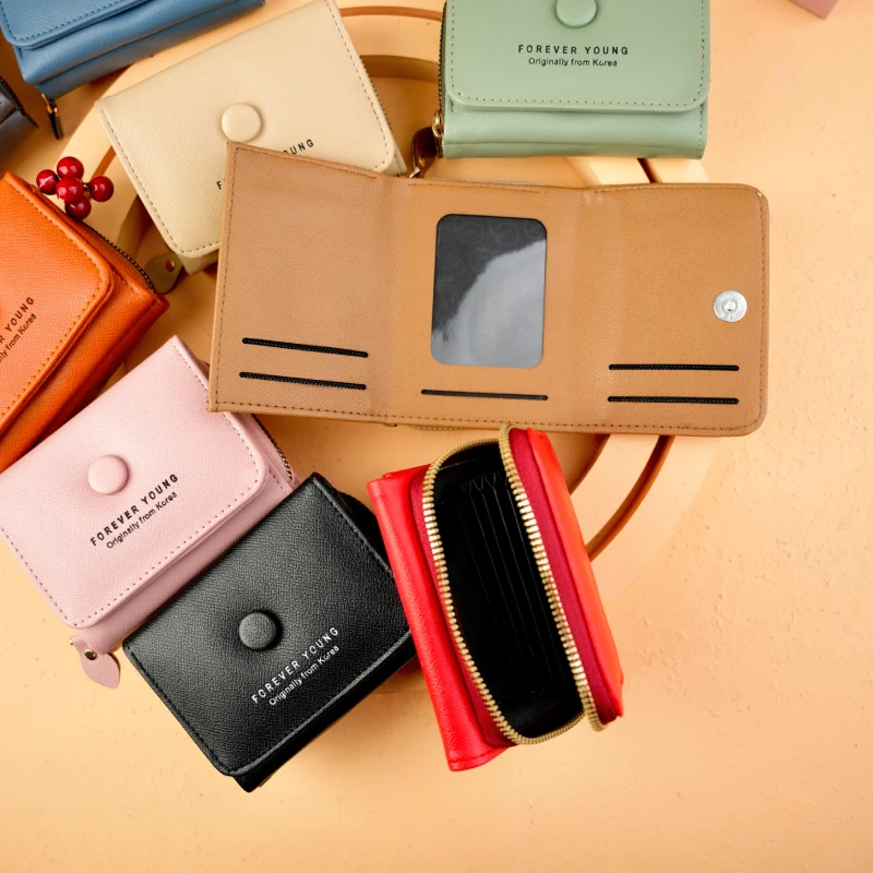 کیف پول پشت جاکارت آکاردئونی کوچک دخترانه