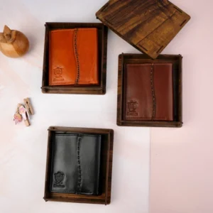 کیف پول کتابی آمریکایی دوختی مردانه