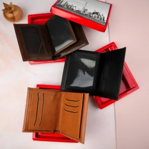 کیف پول کتابی دو برگ مردانه