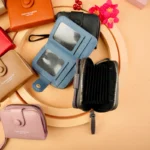 کیف پول پشت جاکارت آکاردئونی کوچک پرادا