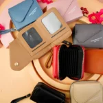 کیف پول پشت جاکارت سرخونه کج پرادا