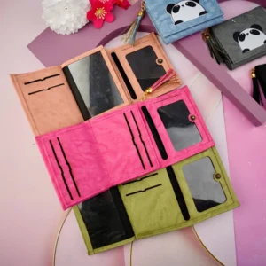 کیف پول سه لت کوچک ابری پاندا