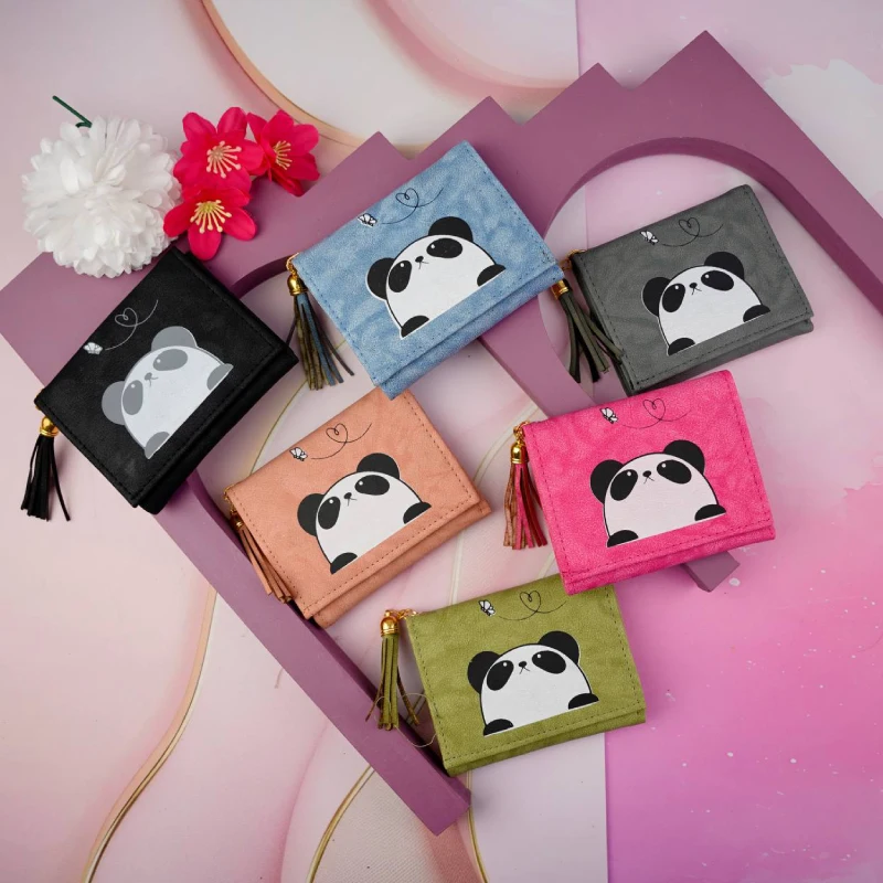 314-4 کیف پول سه لت کوچک ابری پاندا