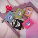 کیف پول سه لت کوچک ابری کرومی