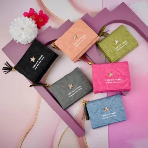 کیف پول سه لت کوچک ابری ستاره