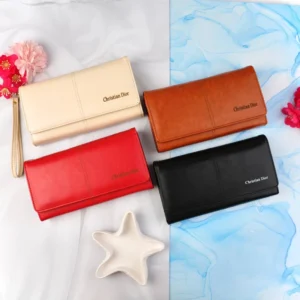 کیف پول زنانه بزرگ دیور بنددار