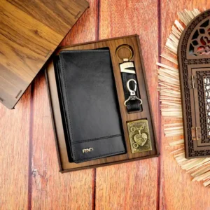 ست سه تیکه کیف پول جاکلیدی فندک چرم 27-273