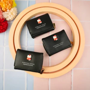 کیف پول پشت جاکارت کوچک مشکی