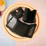 کیف پول پشت جاکارت کوچک مشکی