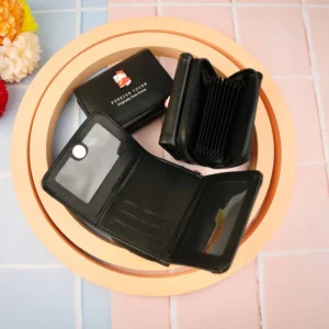 کیف پول پشت جاکارت کوچک مشکی